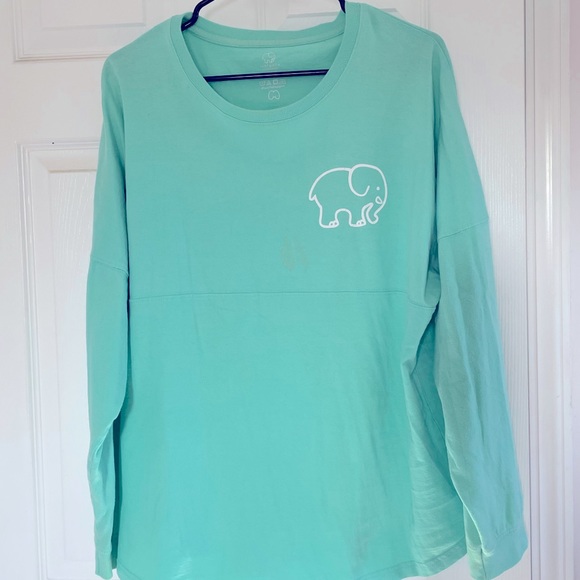 ivory ella Tops - Ivory Ella Spirit Jersey Green Long Sleeve Tunic
